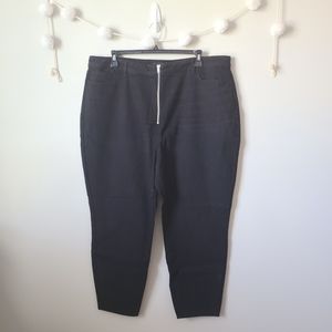 Forever 21 Black High Rise Straight Jeans Size 20